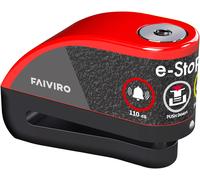 Blocca disco elettronico con allarme ROSSO/NERO E-STOP FAIVIRO