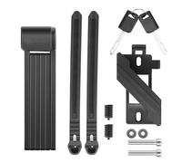 Blocca Disco Lucchetto pieghevole di sicurezza antifurto portatile per accessori MTB Lucchetto Moto Antifurto(80CM Black)