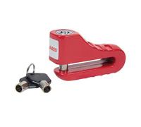 Blocca disco per moto con due chiavi Ø 10 mm chiusura automatica con custodia
