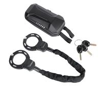 Blocca Disco Ruba manette per scooter con catena di sicurezza con lucchetto anti-scivolo con rullo per borsa da manubrio impermeabile Lucchetto Moto Antifurto
