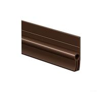 Blocca efficacemente il flusso d'aria con questa striscia di tenuta inferiore della porta in TPE adatta a tutte le porte (marrone)