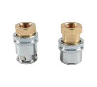 Blocca i mandrini per pneumatici Mandrini ad aria autobloccanti resistenti 1/4 Npt per gonfiatori pneumatici Manometri Accessori per compressori Non perdite Serrature sull'adattatore del mandrino