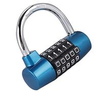 Blocca il Lucchetto Combinazione Bloccaggio a 5 Cifre Blocco Lumaco a Forma di Valigia a Forma di Blu Blocco Blu con Bandello la Nostra Cifra per Te di 5 Tagliare Questa Seccatura delle Chiavi (BLUE)