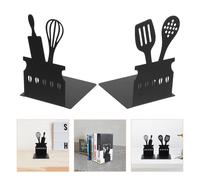 Blocca Libri Per Mensole Reggilibri in Metallo Titolari Di Porta