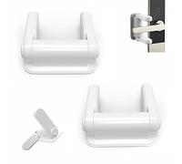Blocca Maniglia, Chiusura di Sicurezza per Bambini da incollare non richiede foratura design orientabile, ideale per maniglie delle porte e finestre (2 pezzi)