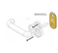 BLOCCA MARTELLINA MANIGLIA PROTEZIONE FINESTRA DISEC OVALE BRONZO BMAR02A18