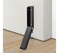 Blocca Porta,Fermaporta da Pavimento,Fermaporta A Pedale Con Testa In Gomma Antiscivolo,Regolabile In Altezza Ferma Porta,per Porte di Garage,Uffici,Abitazioni,per Tenere Aperte Le Porte di Casa(Nero)