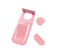 Blocca Porta Fermaporta da pavimento multifunzionale a cuneo for un fissaggio sicuro e anti-collisione for la porta della casa(Pink)