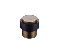 Blocca Porta Fermaporta in ottone resistente, non magnetico, for montaggio a pavimento, for fissare la posizione stabile della porta del bagno(AB)