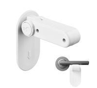 Blocca Porte Bambini - Adesivo | Sicurezza Casa - Child Safety Door Lock - Chiusura di Sicurezza per Maniglie Porte Stanza Bambini Cucina Bagno Bianco Robusto Professionale