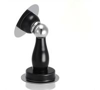 blocca porte Fermaporta magnetico in acciaio inox, 2 pezzi, for montaggio a parete e a pavimento, con viti fermaporte(Svart)