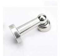 blocca porte Fermaporta morbido in acciaio inossidabile color argento | Fermo Magnetico in Nichel Satinato Spazzolato Supporto da Parete by