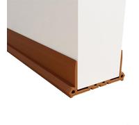 Blocca spifferi indesiderati con guarnizione sotto la porta, blocca vento, acqua e rumore (marrone)
