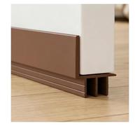 Blocca spifferi sottoporta in PVC | Guarnizione for porta multicolore da 90 cm, blocca il rumore delle correnti d'aria(Brown)