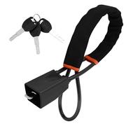 Blocca Sterzo Automobile, per Renault Clio III Grandtour (KR0/1) 2008-2025 Doppio Dispositivo Antifurto per Auto Alta visibilità Bloccasterzo Antifurto Auto,B