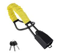Blocca Sterzo Automobile, per Renault Clio III Grandtour (KR0/1) 2008-2025 Doppio Dispositivo Antifurto per Auto Alta visibilità Bloccasterzo Antifurto Auto,A
