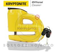 BLOCCADISCO ANTIFURTO SCOOTER KRYPTONITE GIALLO PERNO 5,5mm UNIVERSALE