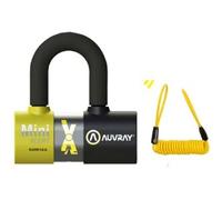 Bloccadisco Auvray Xtrem Mini Allert SRA + Cavo Di Ritorno Nero Giallo