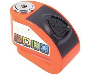 Bloccadisco Con Allarme Kovix KD6-FO Arancione Fluo