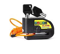 Bloccadisco Gbivbe, Antifurto Moto con Allarme 110DB, Blocca disco per Moto Bici Motorino Scooter Moped Vespa Accessori con 1.5m Reminder Cavetto