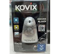 BLOCCADISCO KOVIX KAL10 LUCCHETTO CON ALLARME 120 DB PERNO 10MM ACCIAIO