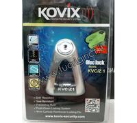 BLOCCADISCO KOVIX KVC/Z1/KVZ1 BM BLOSTER LUCCHETTO PERNO 6MM LEGA ZINCO PERNO AC