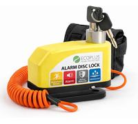 Bloccadisco Moto Con Allarme 110 Db - Blocca Disco per Moto E Scooter, Antifurto
