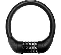 Bloccadisco Moto Lucchetto a combinazione portatile con 4 lucchetti antifurto con codice digitale Blocco manubrio(Black Large)