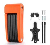 Bloccadisco Moto Lucchetto pieghevole per bicicletta Sicurezza antifurto Accessori per bici da strada Scooter elettrico pieghevole Blocco manubrio(66CM Type090O Key)