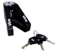 Bloccadisco Moto Viro 166.9 New Hardened Acciaio Cementato 9mm 3 Chiavi Incluse Nero