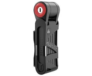 Bloccadisco pieghevole a chiave mini Seatylock Noir