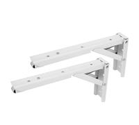 Bloccaggio automatico caricato staffa ripiano pieghevole rinforzo 20x11cm 2pz