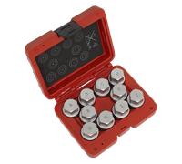 Bloccaggio Dado Ruota Chiave Set 10pc - Land Rover - Sealey SX222 Nuovo