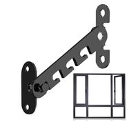 Bloccaggio finestra a battente - Sicurezza finestra per sicurezza bambini | Dispositivo di controllo frontiere di sicurezza per casa e ufficio | Robusto chiavistello in metallo per finestre a battente