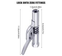 Bloccaggio Grasso Accoppiatore Rilascio Blocco Resistente Raccordi Compatibile