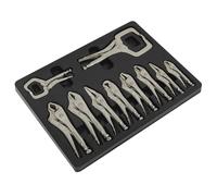 Bloccaggio Pinze Set 10pc - Sealey AK6800 Nuovo
