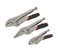 Bloccaggio Pinze Set 3pc Quick Release - Sealey AK6863 Nuovo