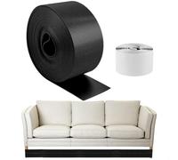 Bloccante Giocattolo per Mobili, Tagliabile Blocco Giocattolo per Mobili 6mx5cm Blocca Sotto Divano Blocchi di Giocattoli con Nastro Adesivo per Letto Divano Armadio Comò, Nero, 1 Pezzi