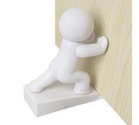Bloccaporta Decorativo Antiscivolo in ABS per Casa e Animali, Sottile | Dispositivo di sicurezza stabile per interni: protegge pavimenti e porte con design elegante e materiale durevole A