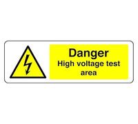 Bloccare gli interruttori elettrici prima di lavorare sull'attrezzatura, segnale di sicurezza, in alluminio Dibond da 3 mm per uso interno/esterno (300 mm x 100 mm), distanza di visualizzazione 5 m.