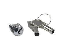 Bloccasterzo Auto 12MM Press Lock Billboard Piccolo Plum Blossom Chiusura Light Box Chiave meccanica telescopica Piccola serratura per armadietto(5 Sets)