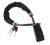 Bloccasterzo Auto Blocco del volante dell'auto con presa per cintura di sicurezza Sistema bloccaggio antifurto corda in acciaio(A)