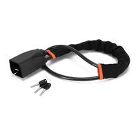 Bloccasterzo Blocco antifurto for volante auto in acciaio, cintura di sicurezza, con 3 chiavi, dispositivo, facile installazione, adatto alla maggior parte delle e SUV Per Auto