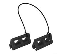 Bloccasterzo idraulico da 10,2 cm per motori fuoribordo con design a traversa per fissare l'albero dello sterzo e prevenire movimenti non autorizzati durante il trasporto e lo stoccaggio (nero)