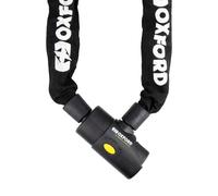 Oxford Rider Equipment Bloccasterzo LK132 con allarme 10 mm x 2 m Argento