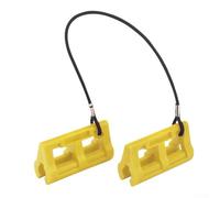 Bloccasterzo motore fuoribordo, 10,2 cm, blocco sterzo idraulico fuoribordo per alberi di sterzo con un diametro di 3/4 pollici, facile da installare (giallo)