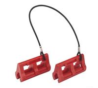 Bloccasterzo motore fuoribordo, 10,2 cm, blocco sterzo idraulico fuoribordo per alberi di sterzo con un diametro di 3/4 pollici, facile da installare (rosso)