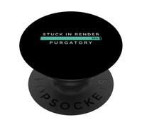 Bloccato nel rendering 99 Editor video per cento del Purgatorio PopSockets PopGrip Adesivo