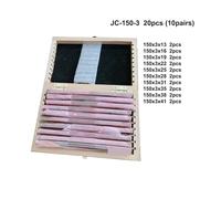 Blocchetti di riscontro, Set Di Blocchi Paralleli Di Precisione Da 18 Pezzi/20 Pezzi Set Di Blocchi Paralleli Da 150 Mm/100 Mm Set Di Blocchi Paralleli Tamponi For Fresatura CNC(JC-150-3)