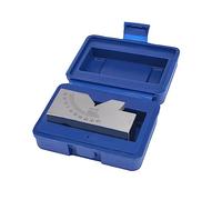 Blocchetti pianparalleli, 1pc angolo regolabile V blocco calibro di precisione da 0 a 60 gradi, blocchi angolari di configurazione micro fresatura con chiave for strumenti di misurazione